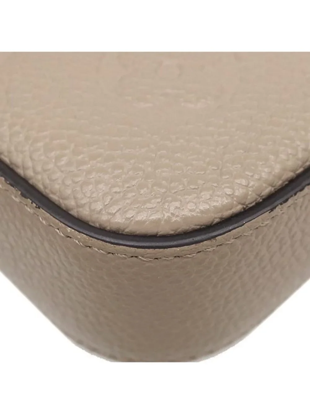 Louis Vuitton Chain Wallet Pochette Felicie Monogram Empreinte Tourterelle Gold